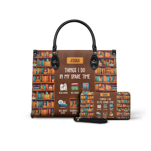 Black Interior -  Things I Do In My Spare Time HHRZ03087837YK Leather Bag