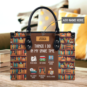 Black Interior -  Things I Do In My Spare Time HHRZ03087837YK Leather Bag