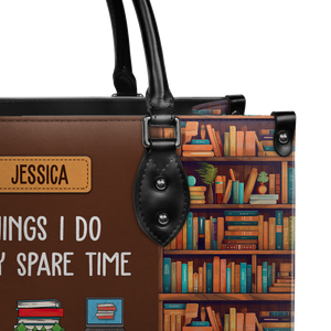 Black Interior -  Things I Do In My Spare Time HHRZ03087837YK Leather Bag