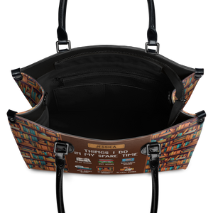 Black Interior -  Things I Do In My Spare Time HHRZ03087837YK Leather Bag