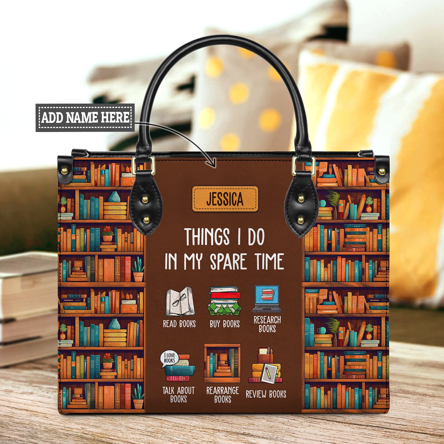 Things I Do In My Spare Time HHRZ03087837YK Leather Bag