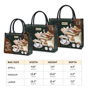 Black Interior -  Yes I Do Have A Retirement Plan I Plan On Reading HHRZ25109911ZQ Leather Bag