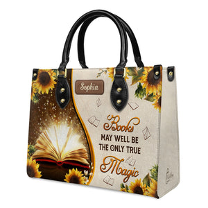 Books May Well Be The Only One True Magic NQAY1702003A Leather Bag
