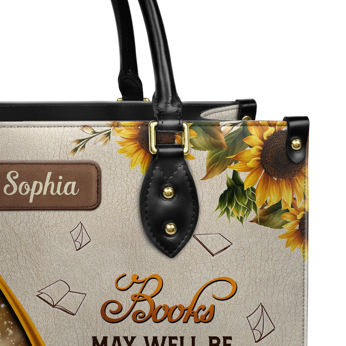 Books May Well Be The Only One True Magic NQAY1702003A Leather Bag