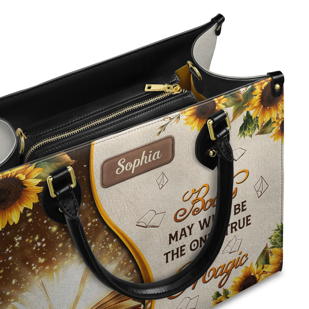 Books May Well Be The Only One True Magic NQAY1702003A Leather Bag