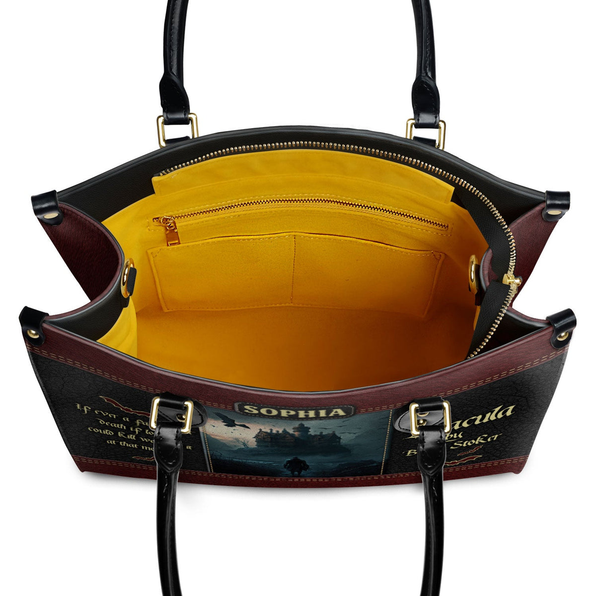 Dracula Bram Stoker A Face Meant Dead TTLZ1902003A Leather Bag