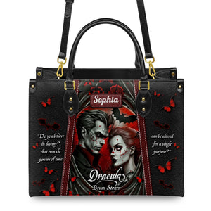 Dracula Bram Stoker Do You Believe In Destiny TTLZ1902004A Leather Bag