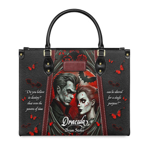 Dracula Bram Stoker Do You Believe In Destiny TTLZ1902004A Leather Bag