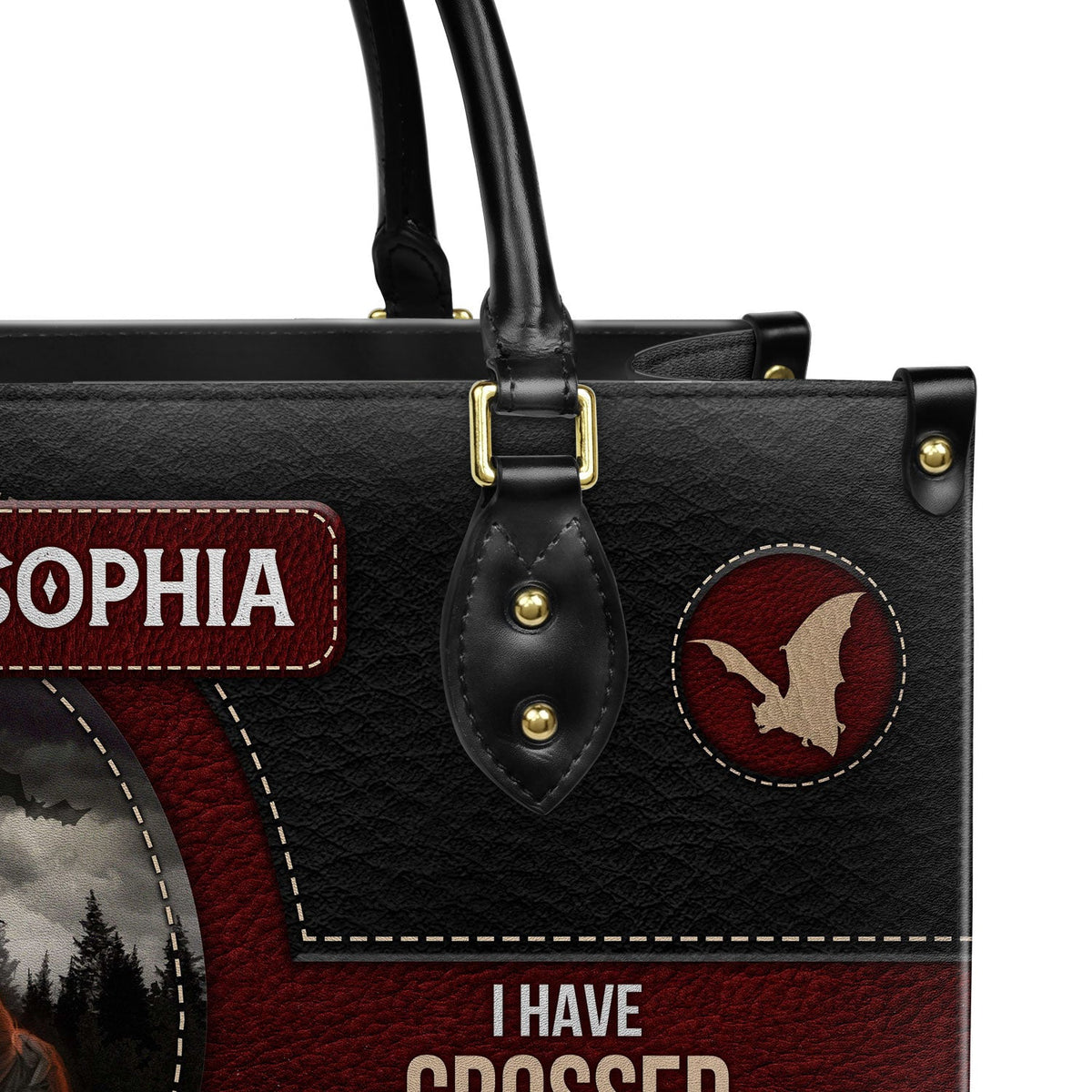 Dracula Bram Stoker I Have Crossed Oceans Of Time To Find You TTLZ1802006A Leather Bag