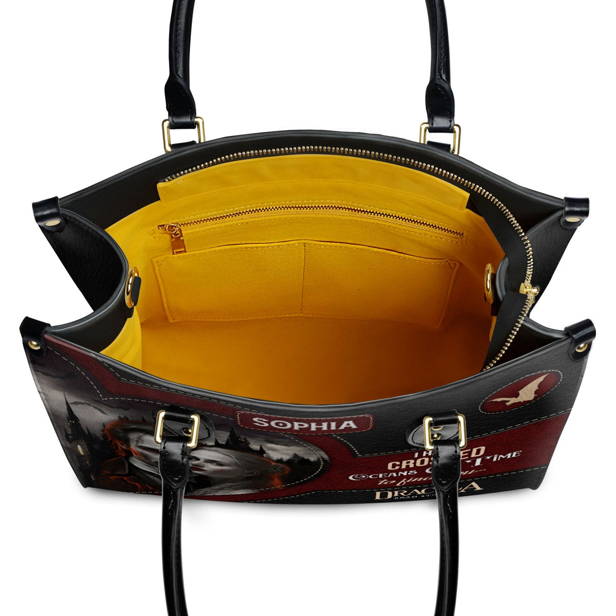 Dracula Bram Stoker I Have Crossed Oceans Of Time To Find You TTLZ1802006A Leather Bag