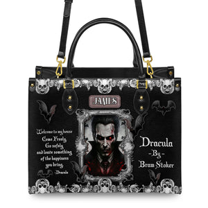 Dracula Bram Stoker Welcome To My House TTLZ1902002A Leather Bag