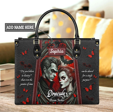 Dracula Bram Stoker Do You Believe In Destiny TTLZ1902004A Leather Bag
