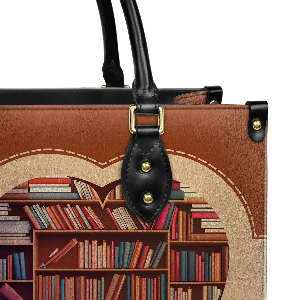Easily Distracted By Books HHAY1802004A Leather Bag