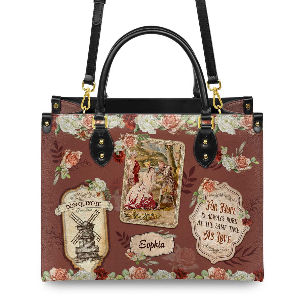 For Hope Is Always Born At The Same Time As Love NNRZ0903003A Leather Bag