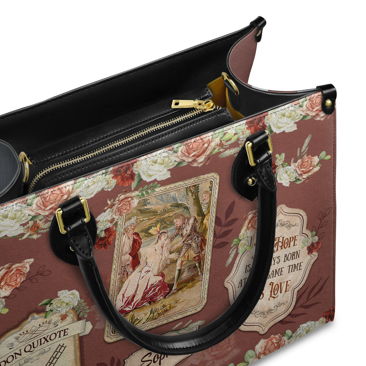 For Hope Is Always Born At The Same Time As Love NNRZ0903003A Leather Bag