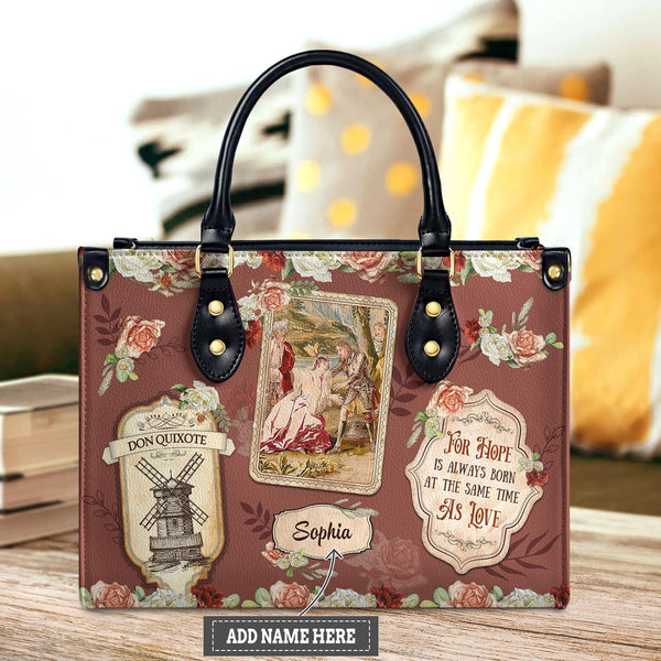 For Hope Is Always Born At The Same Time As Love NNRZ0903003A Leather Bag