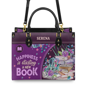 Happiness Is Starting A New Book HHRZ1902002A Leather Bag