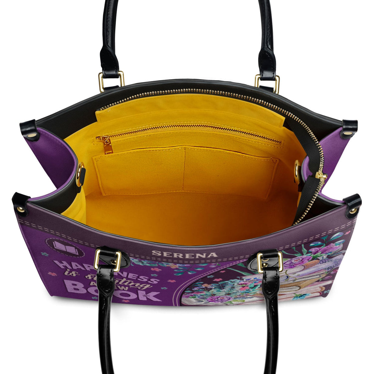 Happiness Is Starting A New Book HHRZ1902002A Leather Bag