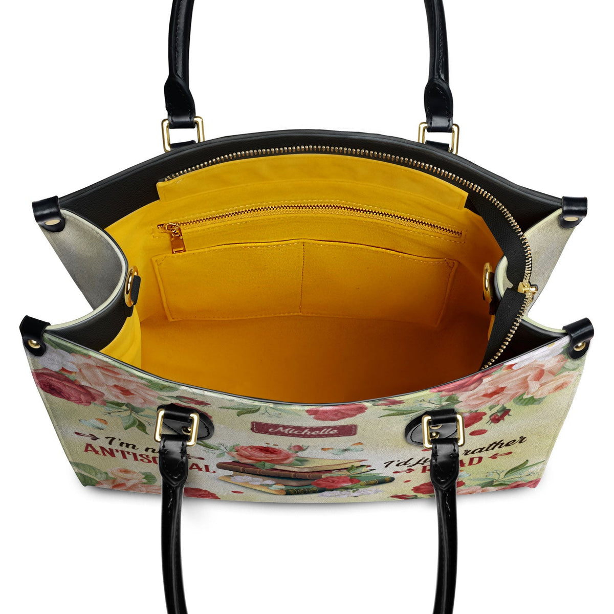 I Am Not Antisocial I Would Just Rather Read DNRZ1702001A Leather Bag