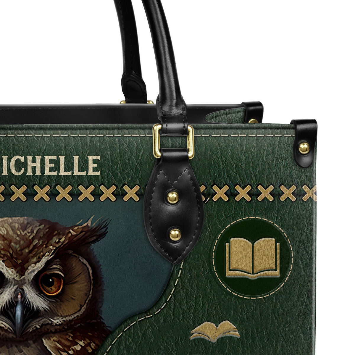 I Closed My Book To Be Here HHAY1702002A Leather Bag - The