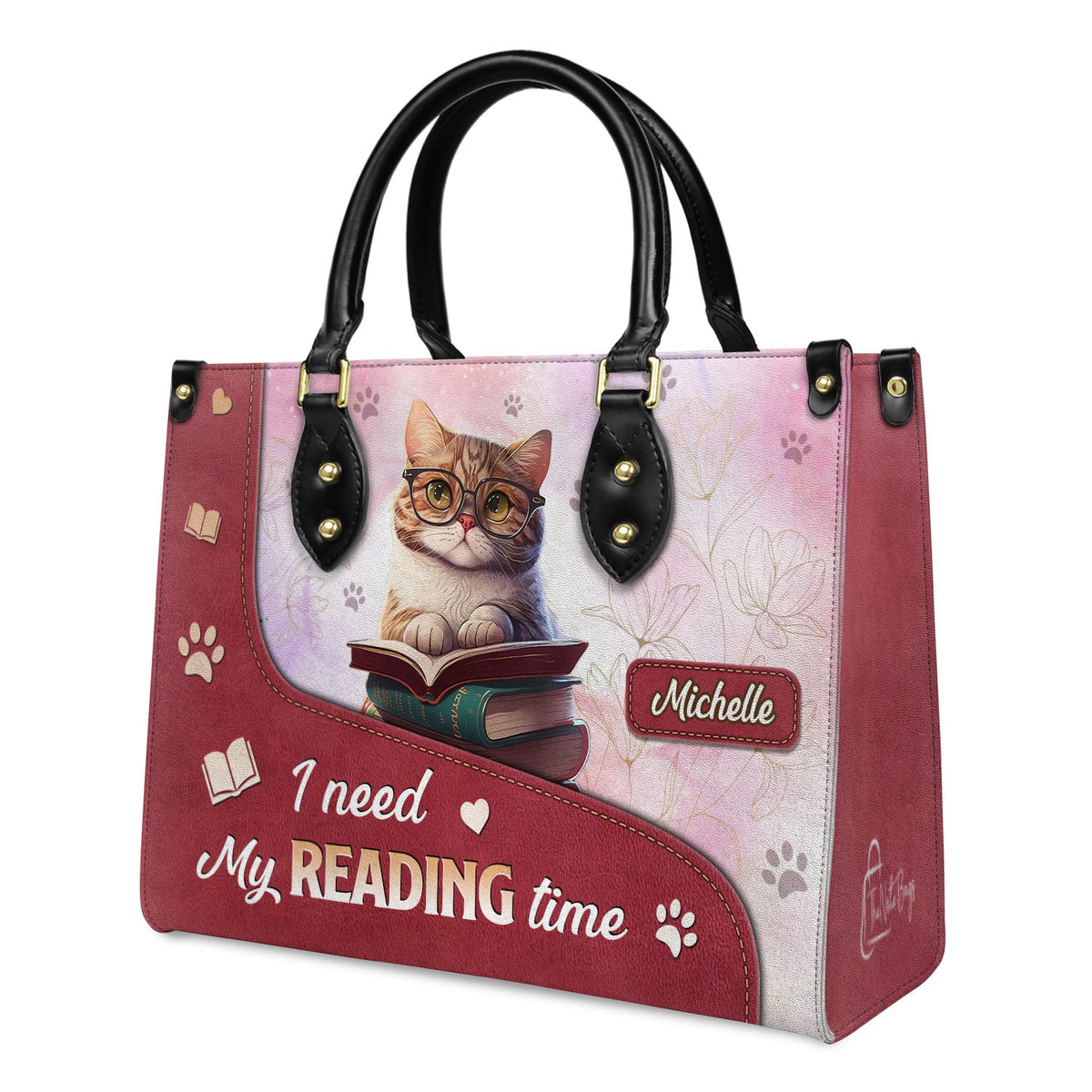 I Need My Reading Time DNRZ1802002A Leather Bag