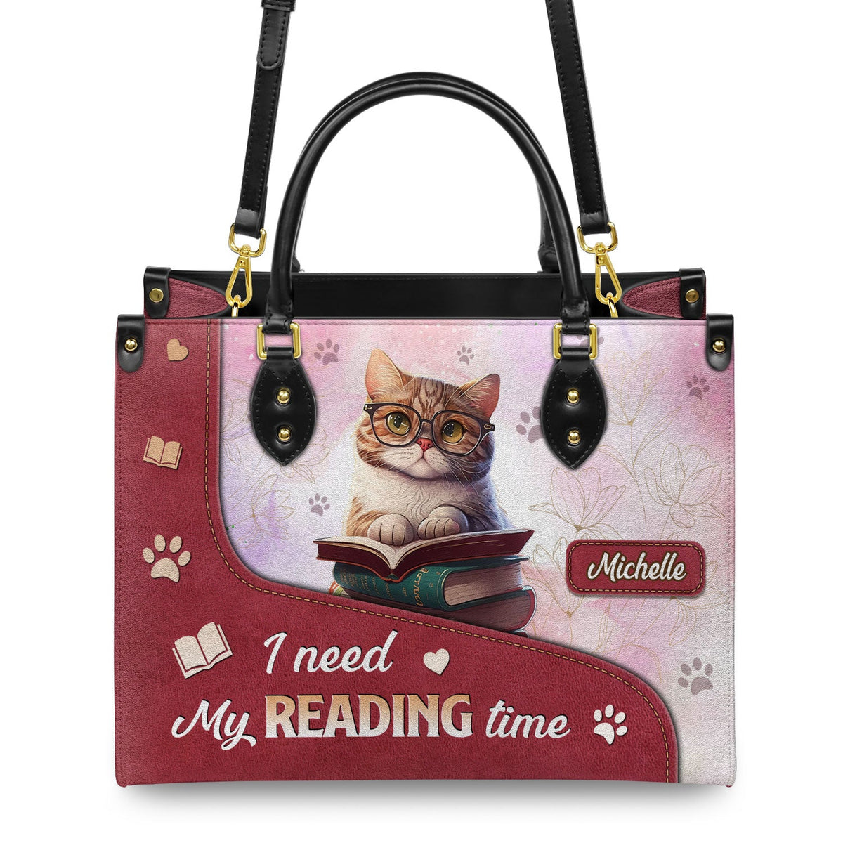 I Need My Reading Time DNRZ1802002A Leather Bag