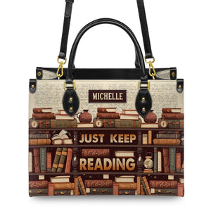 Just Keep reading HHAY2302001A Leather Bag