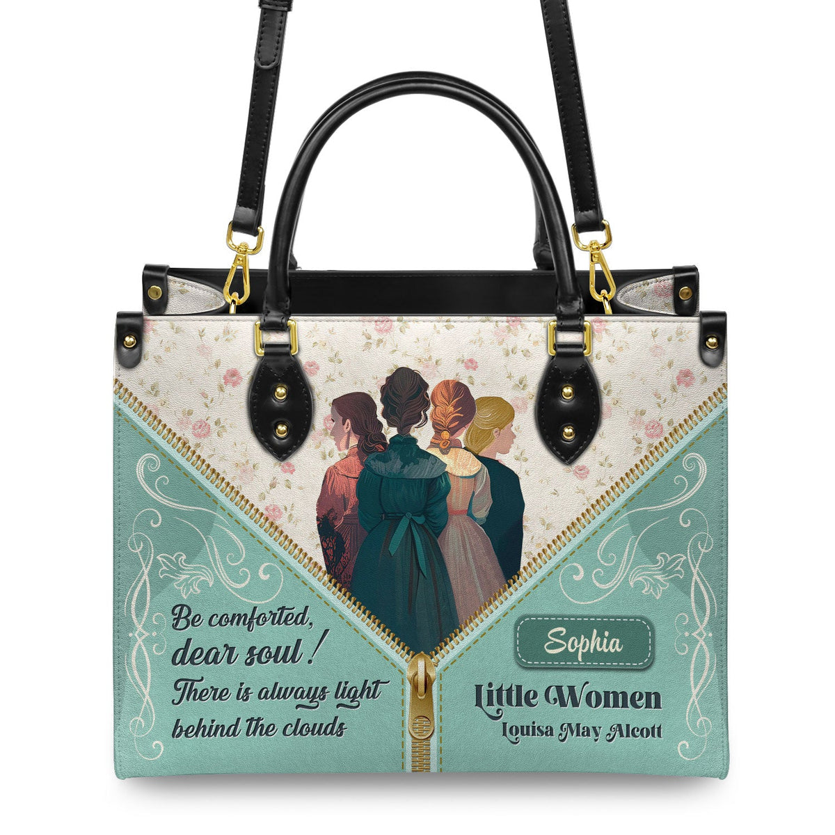 Little Women Be Comforted Dear Soul NNRZ2102004A Leather Bag