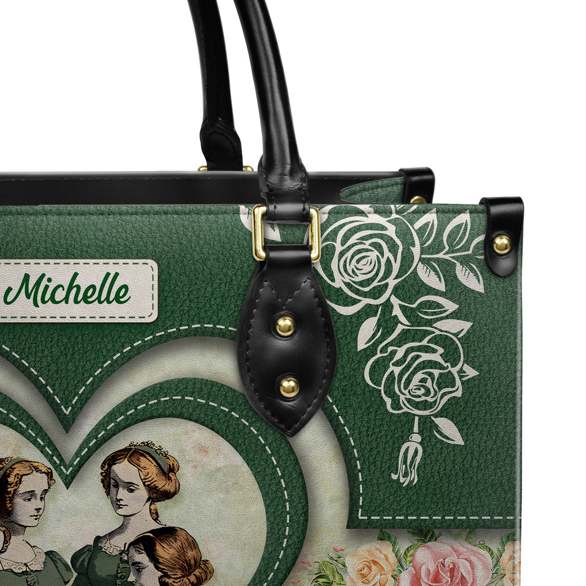 Little Women Be Worthy Love And Love Will Come DNRZ2102001A Leather Bag