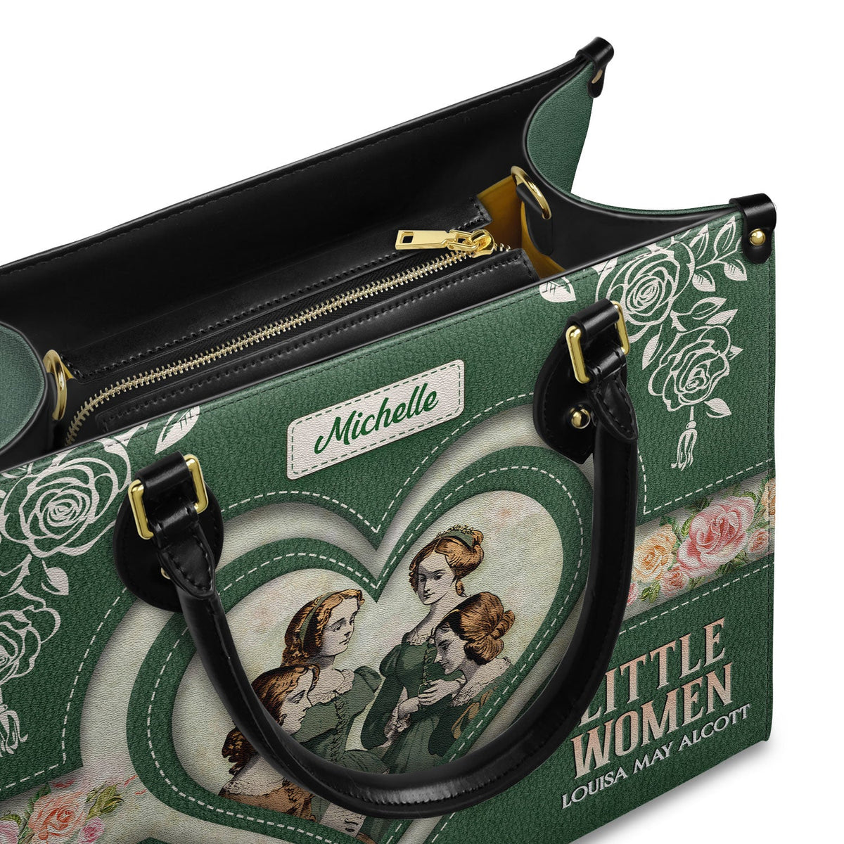 Little Women Be Worthy Love And Love Will Come DNRZ2102001A Leather Bag