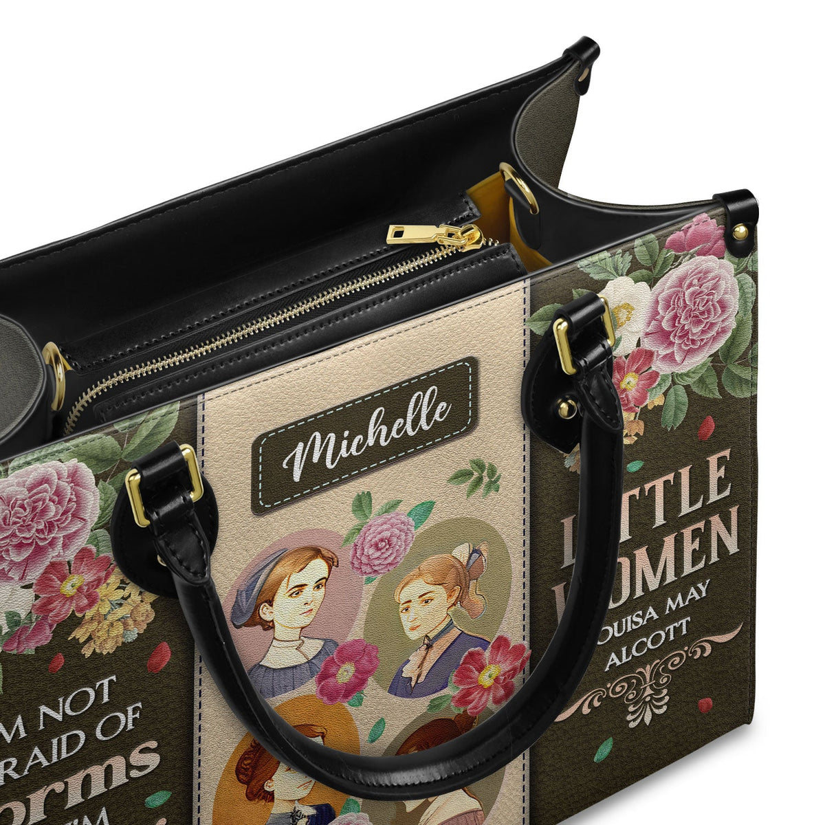Little Women Im Not Afraid Of Storms DNRZ2102002A Leather Bag