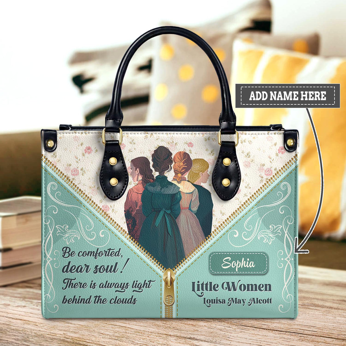 Little Women Be Comforted Dear Soul NNRZ2102004A Leather Bag
