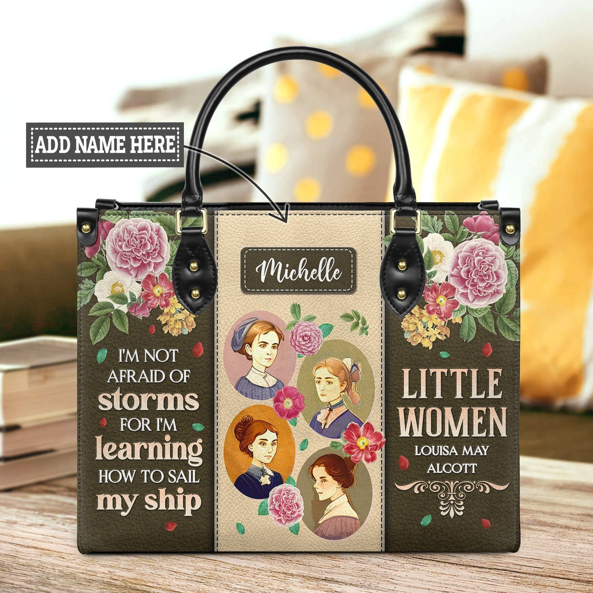 Little Women Im Not Afraid Of Storms DNRZ2102002A Leather Bag