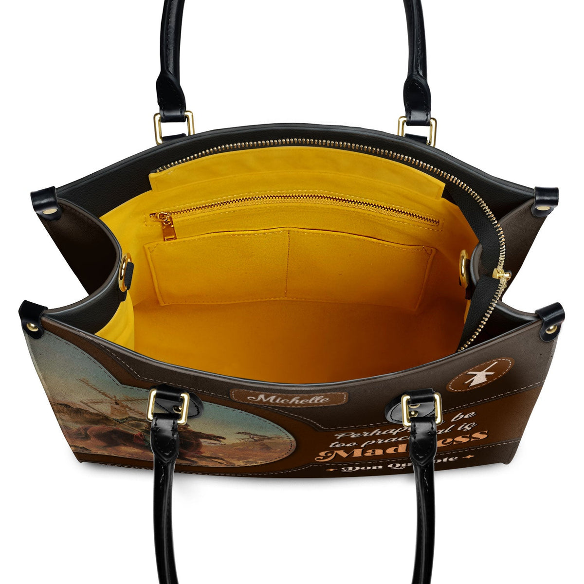 Perhaps To Be Too Practical Is Madness DNRZ0903003A Leather Bag