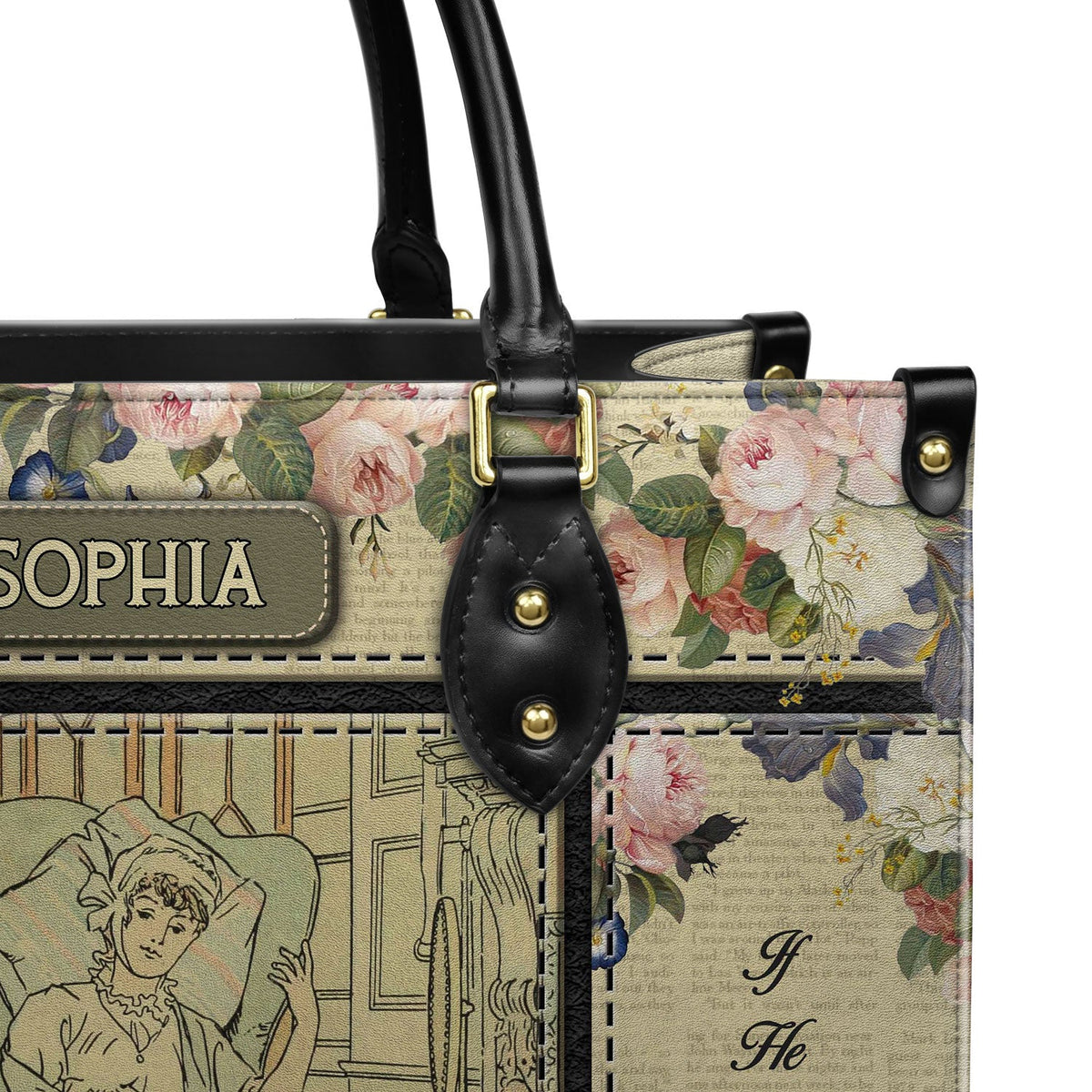 Pride And Prejudice I Could Easily Forgive His Pride NQAY0903004A Leather Bag