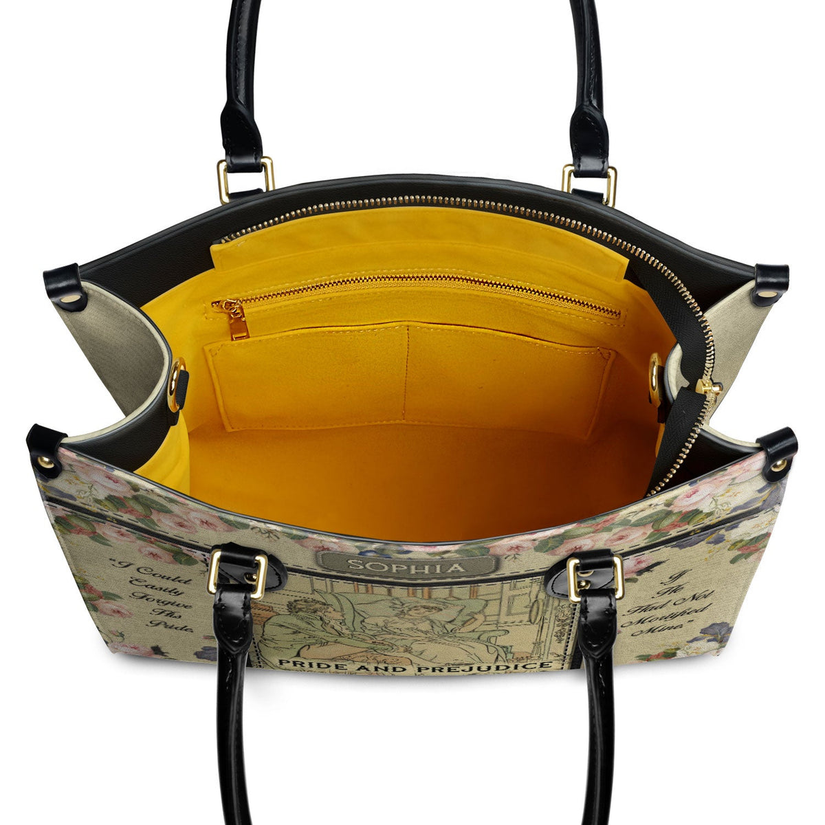 Pride And Prejudice I Could Easily Forgive His Pride NQAY0903004A Leather Bag
