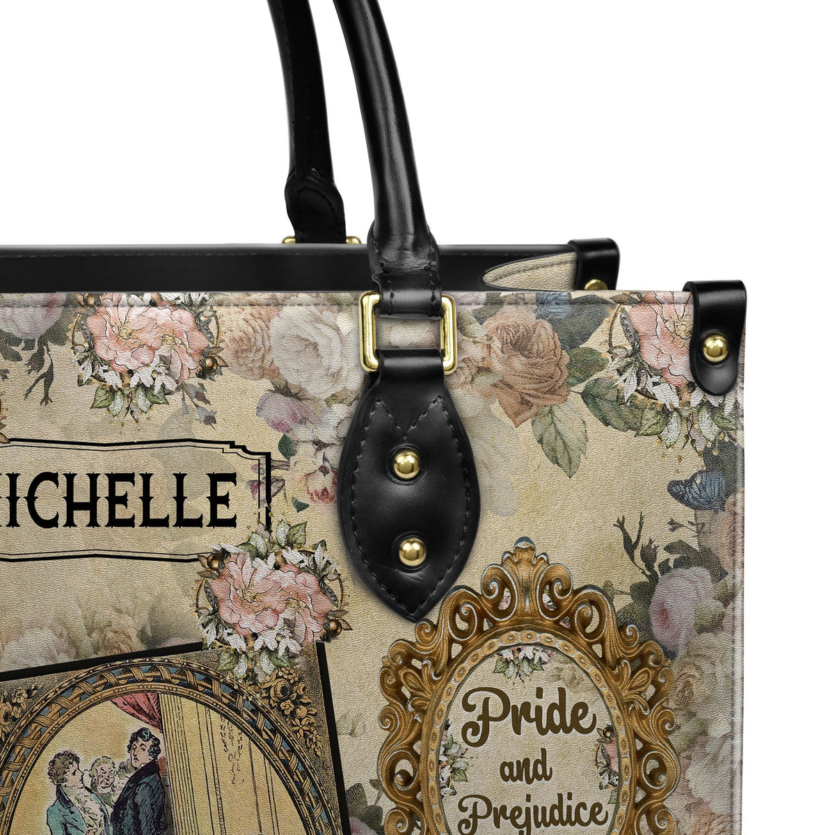 Pride And Prejudice She Is Tolerable NQAY1303002A Leather Bag