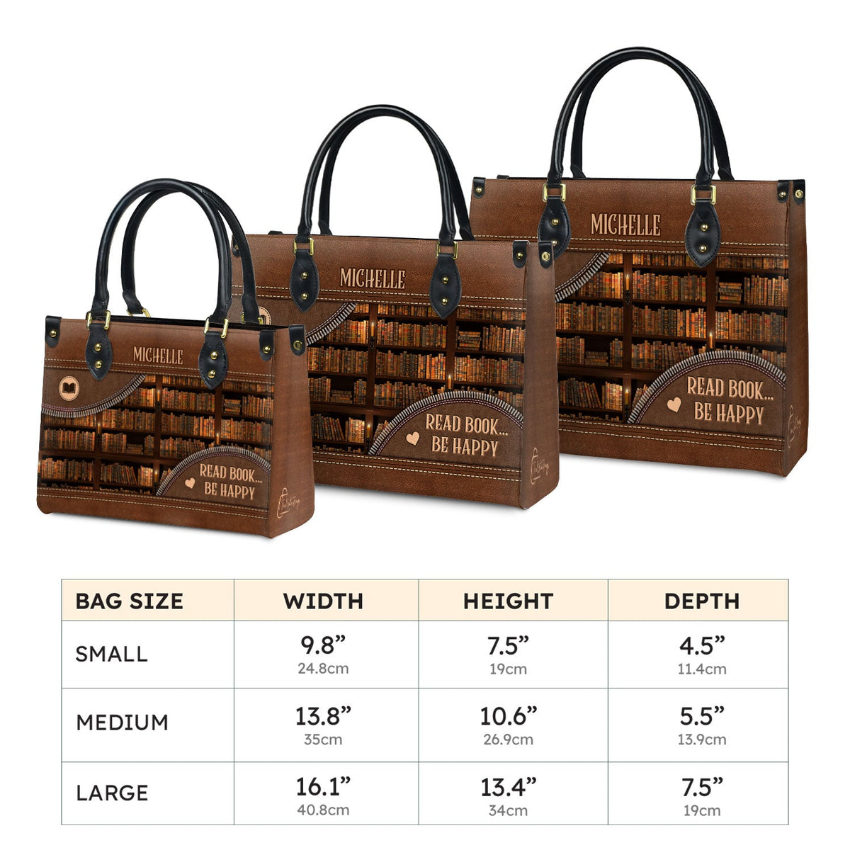 Read Book Be Happy DNRZ1702002A Leather Bag