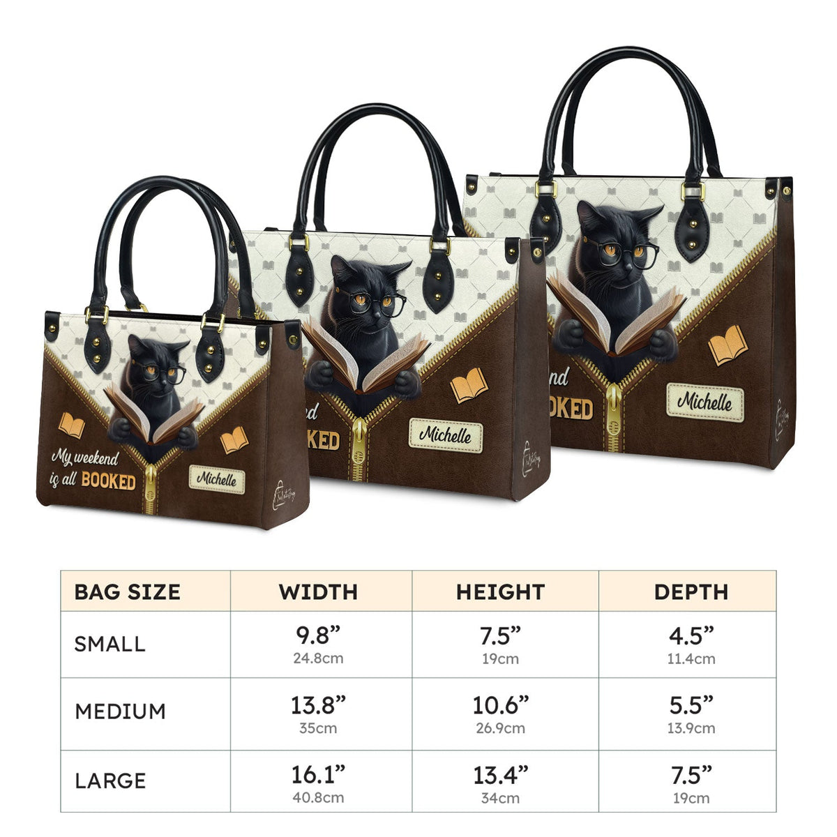 My Weekend Is All Booked DNRZ1702006A Leather Bag