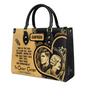 The Great Gatsby F Scott Fitzgerald Love Could Heal Our Brokenness TTLZ2202002A Leather Bag