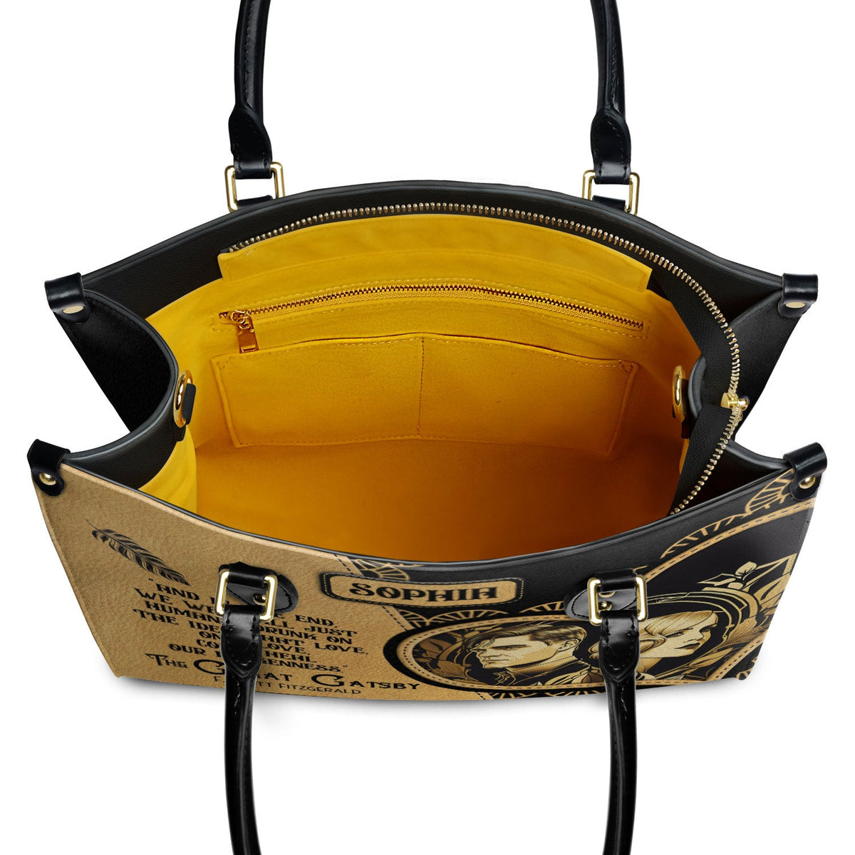 The Great Gatsby F Scott Fitzgerald Love Could Heal Our Brokenness TTLZ2202002A Leather Bag
