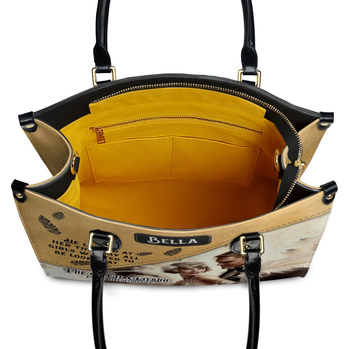 The Great Gatsby F Scott Fitzgerald The Way He Looks At Her TTLZ2202004A Leather Bag