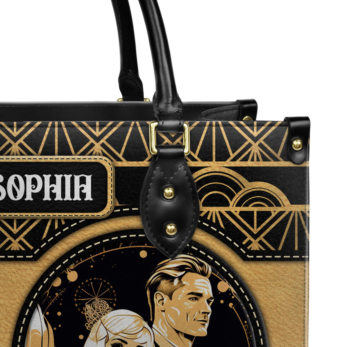 The Great Gatsby F Scott Fitzgerald The Whisperings The Champagne And The Stars TTLZ2202003A Leather Bag