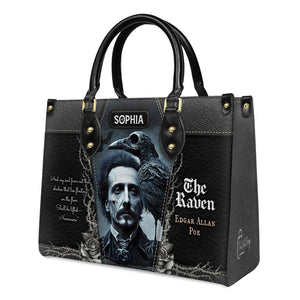 The Raven Edgar Allan Poe And My Soul From Out That Shadow TTLZ1902001A Leather Bag