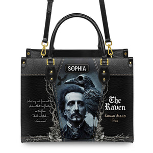 The Raven Edgar Allan Poe And My Soul From Out That Shadow TTLZ1902001A Leather Bag