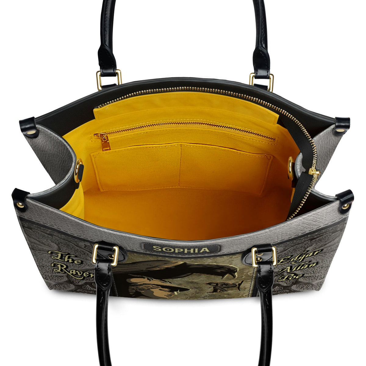 The Raven Edgar Allan Poe TTLZ1802007A Leather Bag