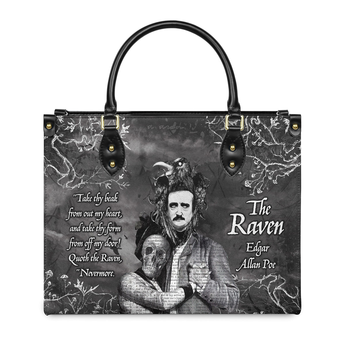 The Raven Edgar Allan Poe And My Soul From Out That Shadow TTLZ1902001 -  The Note Bags