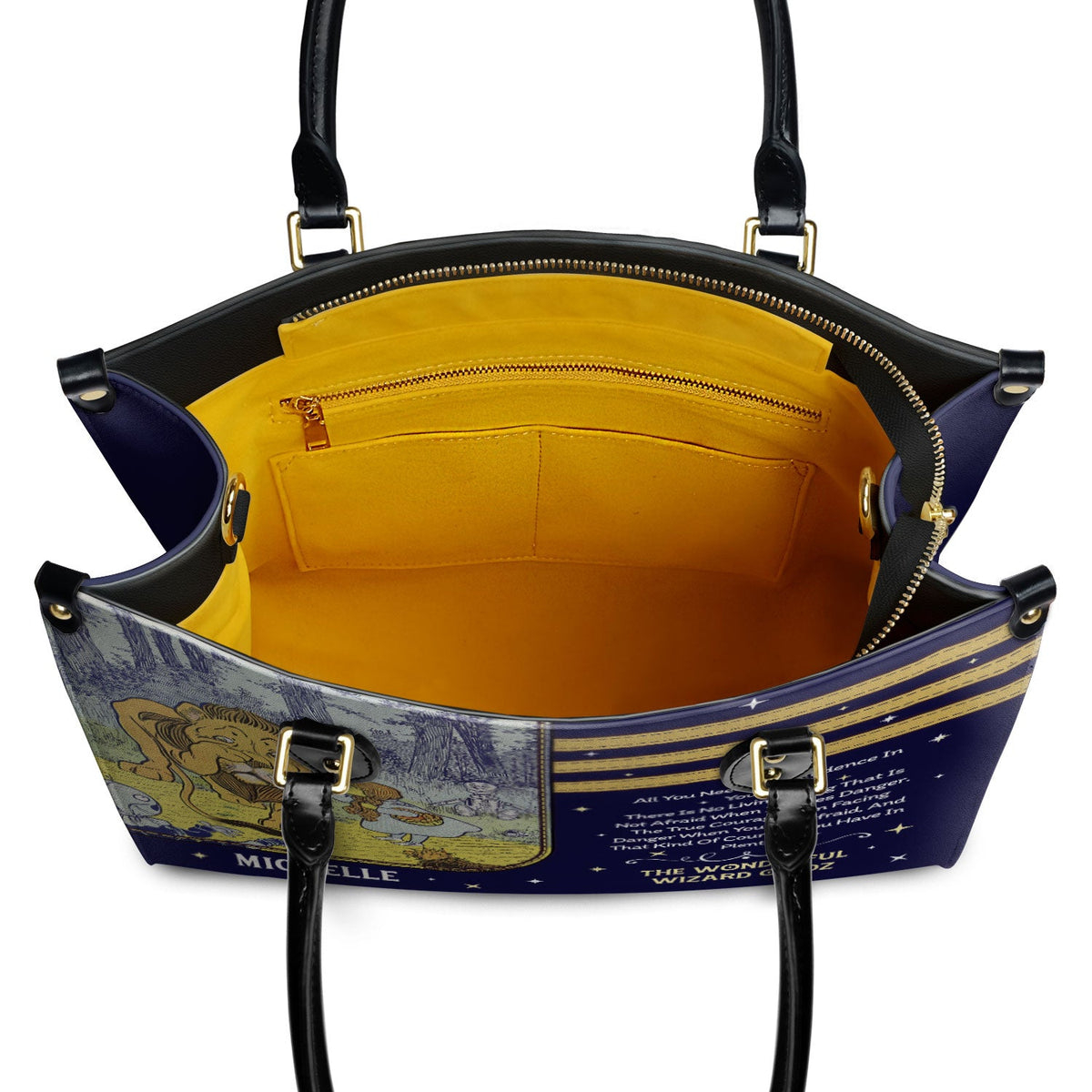 The Wonderful Wizard Of Oz All You Need Is Confidence In Yourself NQAY1003002A Leather Bag