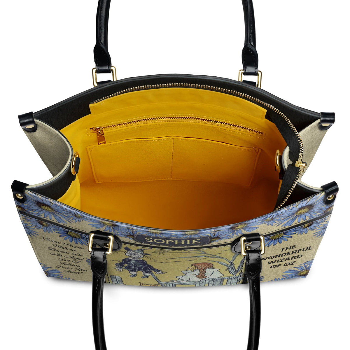 The Wonderful Wizard Of Oz Some People Without Brains Do An Awful Lot Of Talking NQAY1003003A Leather Bag