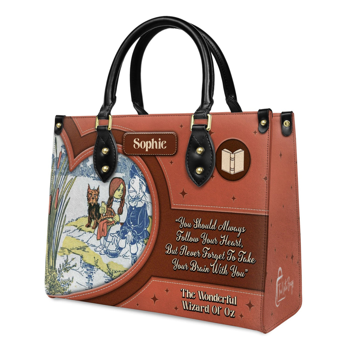 The Wonderful Wizard Of Oz You Should Always Follow Your Heart NQAY1301001A Leather Bag